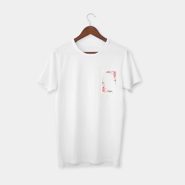 Portadas Çiçekli Beyaz T-shirt